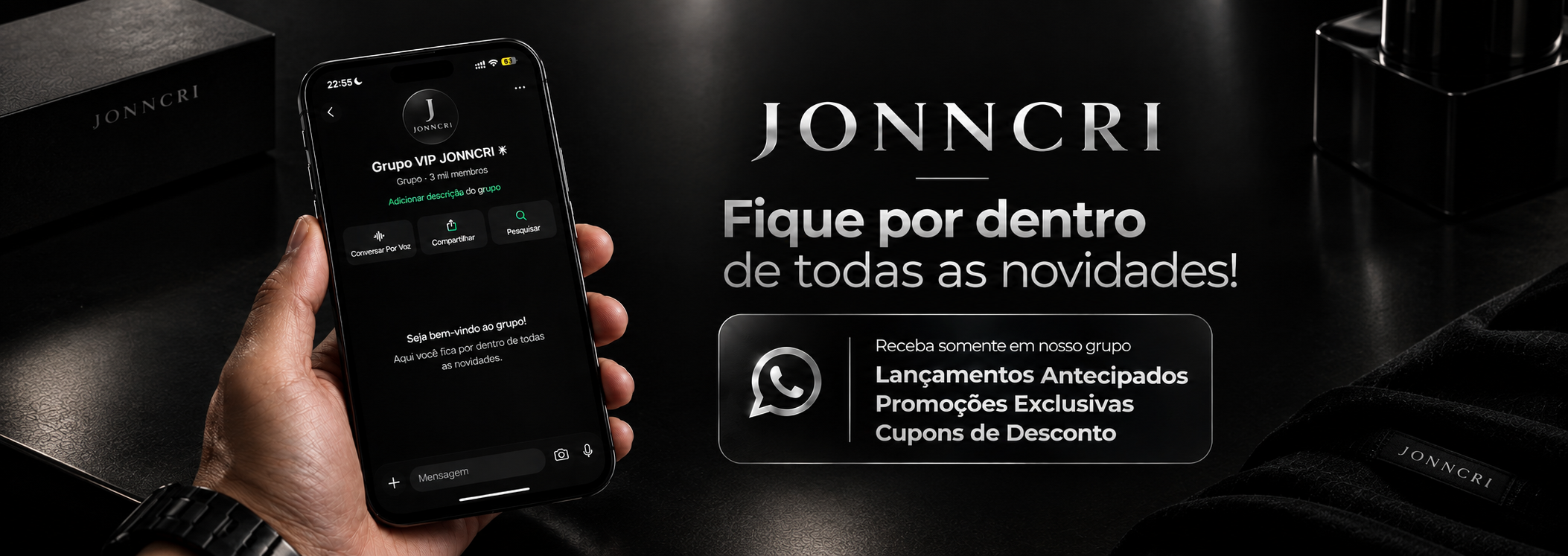 Grupo VIP Jonncri — Fique por dentro de todas as novidades